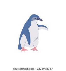 Penguin icon. Flightless seabirds of Antarctica. Cartoon pole nature animal vector illustration. Arctic fauna wild mammal isolated on white background