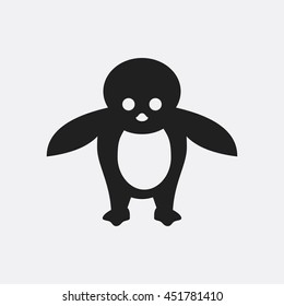 Penguin icon illustration isolated vector sign symbol
