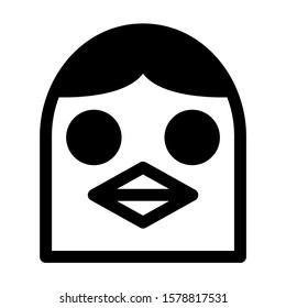 penguin icon isolated sign symbol vector illustration - high quality black style vector icons
