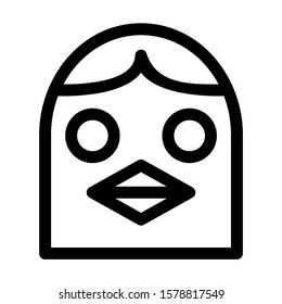 penguin icon isolated sign symbol vector illustration - high quality black style vector icons
