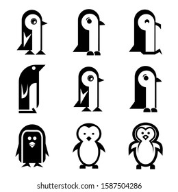penguin icon isolated sign symbol vector illustration - Collection of high quality black style vector icons
