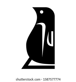 penguin icon isolated sign symbol vector illustration - high quality black style vector icons
