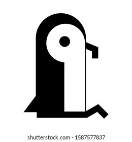 penguin icon isolated sign symbol vector illustration - high quality black style vector icons
