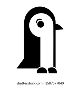 penguin icon isolated sign symbol vector illustration - high quality black style vector icons
