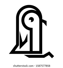 penguin icon isolated sign symbol vector illustration - high quality black style vector icons
