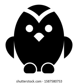 penguin icon isolated sign symbol vector illustration - high quality black style vector icons
