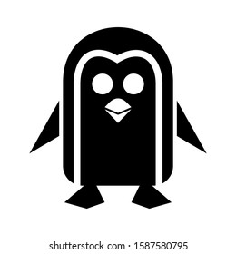 penguin icon isolated sign symbol vector illustration - high quality black style vector icons
