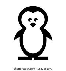 penguin icon isolated sign symbol vector illustration - high quality black style vector icons
