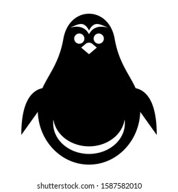 penguin icon isolated sign symbol vector illustration - high quality black style vector icons
