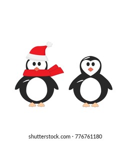 Penguin icon isolated vector illustration on white transparent background