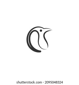 Icono de pingüino plantilla de diseño ilustración vector