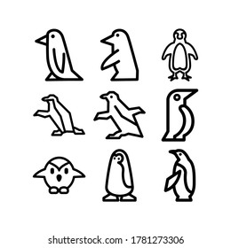 penguin icon or logo isolated sign symbol vector illustration - Collection of high quality black style vector icons
