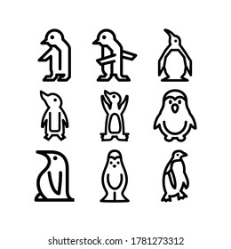 penguin icon or logo isolated sign symbol vector illustration - Collection of high quality black style vector icons
