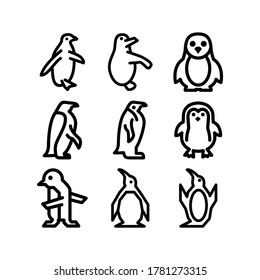 penguin icon or logo isolated sign symbol vector illustration - Collection of high quality black style vector icons
