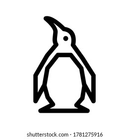 penguin icon or logo isolated sign symbol vector illustration - high quality black style vector icons
