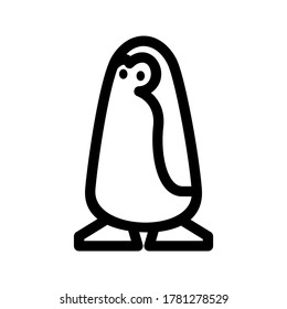 penguin icon or logo isolated sign symbol vector illustration - high quality black style vector icons
