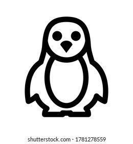 penguin icon or logo isolated sign symbol vector illustration - high quality black style vector icons
