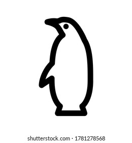 penguin icon or logo isolated sign symbol vector illustration - high quality black style vector icons
