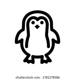 penguin icon or logo isolated sign symbol vector illustration - high quality black style vector icons
