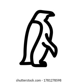 penguin icon or logo isolated sign symbol vector illustration - high quality black style vector icons
