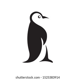 penguin icon logo vector design