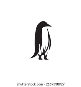 Penguin icon logo vector design template