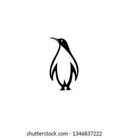 penguin icon on a white background