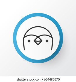 Penguin Icon Symbol. Premium Quality Isolated Diver Element In Trendy Style.