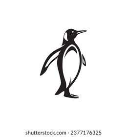 penguin icon symbol sign vector