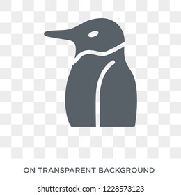 Penguin icon. Trendy flat vector Penguin icon on transparent background from animals collection. 