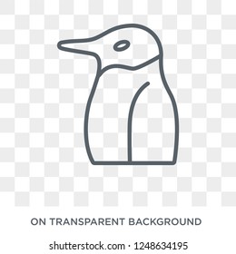 Penguin icon. Trendy flat vector Penguin icon on transparent background from animals collection. High quality filled Penguin symbol use for web and mobile