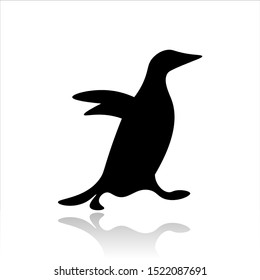 Penguin icon vector design. Bird icon