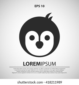 penguin icon. penguin vector illustration