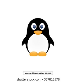 Penguin Icon Vector Illustration Eps10.