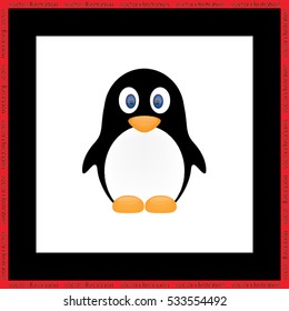 penguin icon vector illustration eps10.
