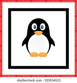 penguin icon vector illustration eps10.