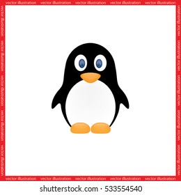 penguin icon vector illustration eps10.