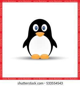 penguin icon vector illustration eps10.