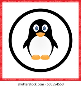 penguin icon vector illustration eps10.