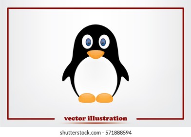 penguin icon vector illustration eps10.