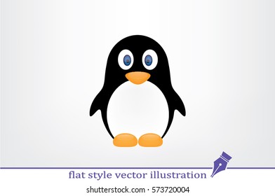 penguin icon vector illustration eps10.