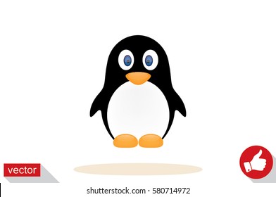 penguin icon vector illustration eps10.