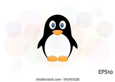 penguin icon vector illustration eps10.