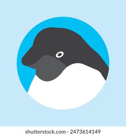Penguin illustration for any project.