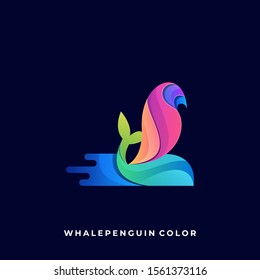 Penguin Illustration Vector Template, Suitable for Creative Industry, Multimedia, entertainment, Educations, Shop, and any related business