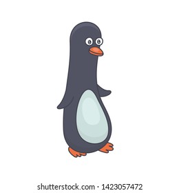 Penguin. isolated on white background