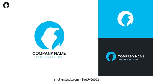 Penguin Logo - All elements on this template are editable with vector software
