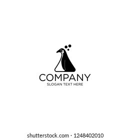 Penguin logo company logo design vector
