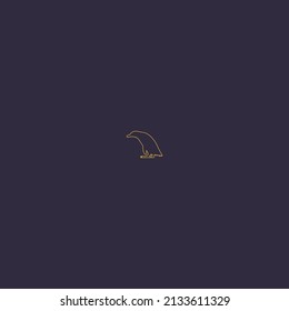Penguin logo concept. Vector Illustrator.
