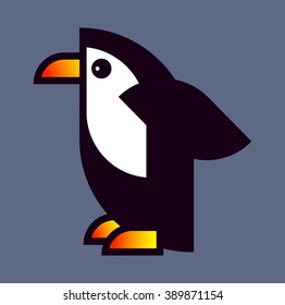 penguin logo design